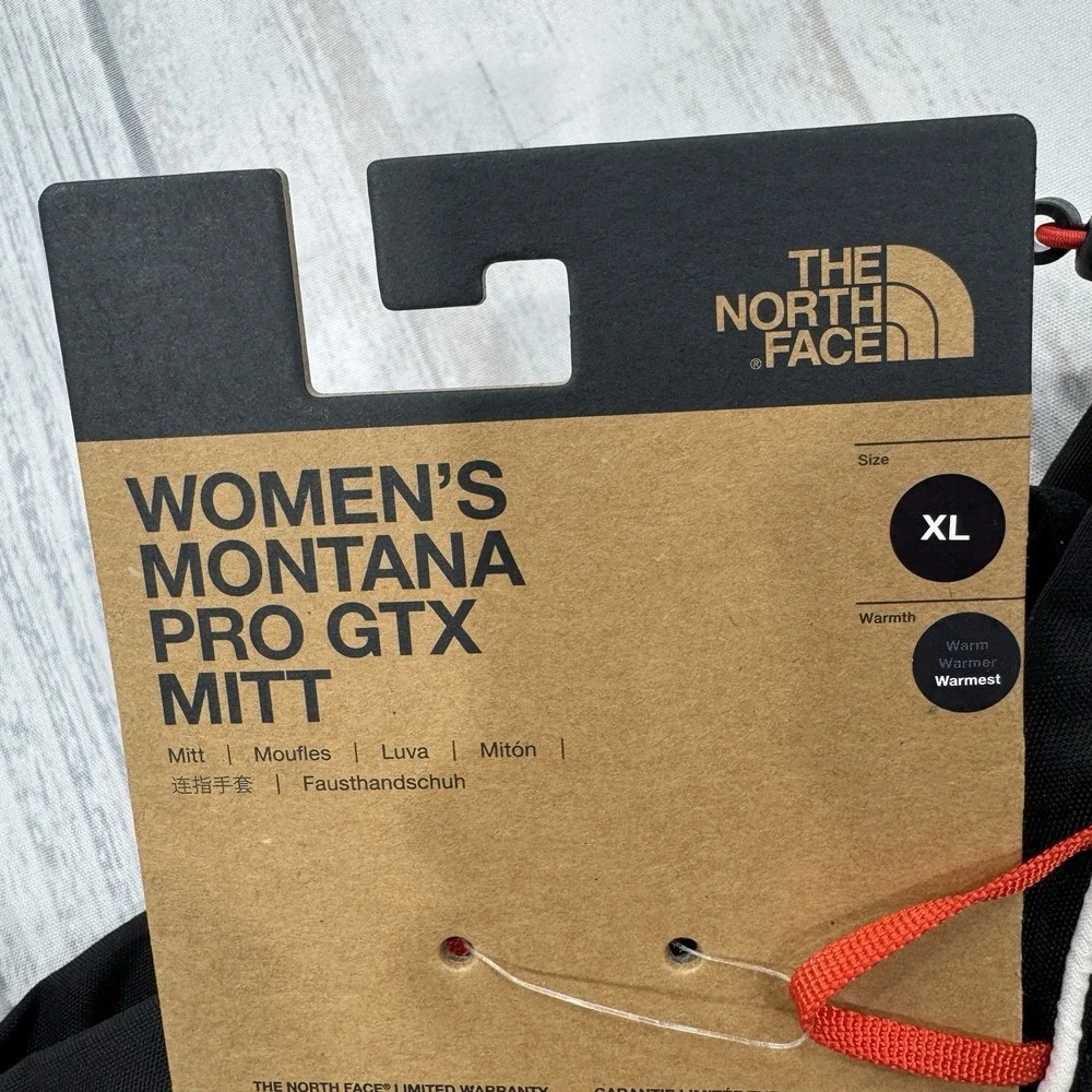 The North Face Women Montana Pro GTX Gortex Mittens Gloves XL Ski Snowboard $150 - Picture 6 of 6